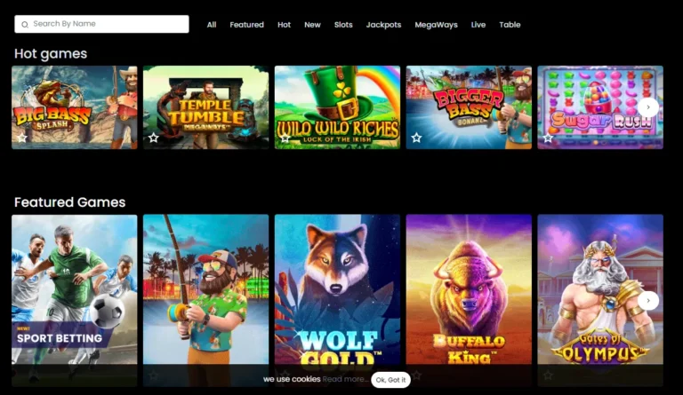 Games at Magic Win Casino
