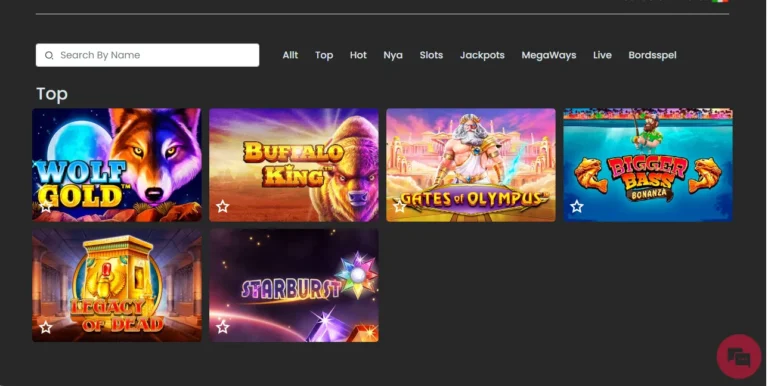 Spicy Jackpots Casino top games