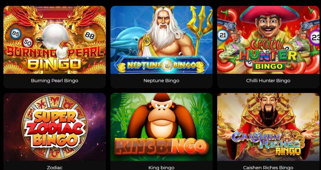 Games at Slots Charm Casino