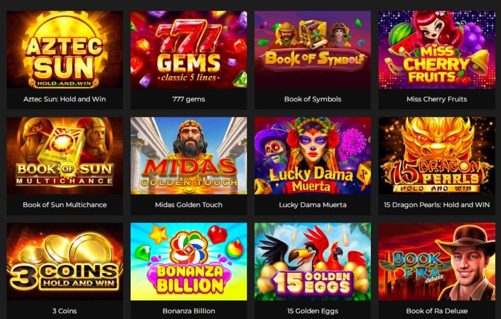Orion Spins Casino games