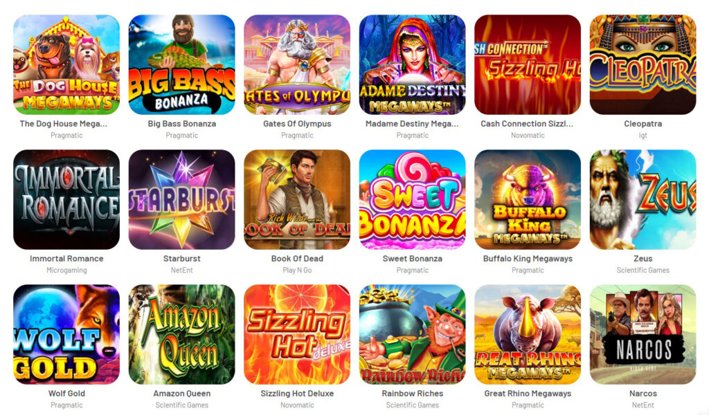 Games at Jinx Casino