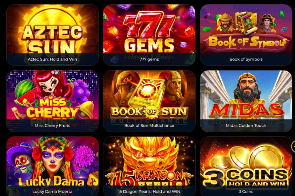 Games at Kaboom Slot
