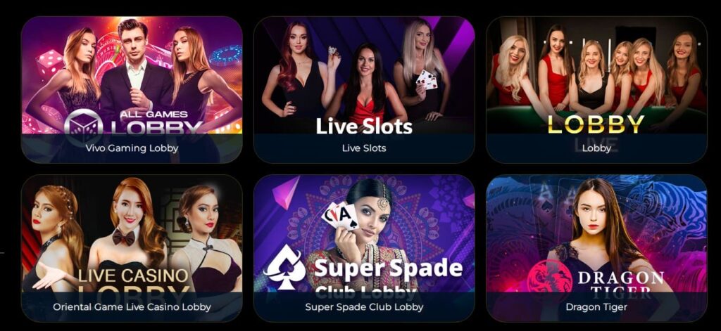 Live games at Kaboom Slot