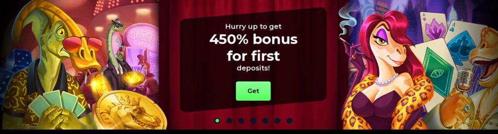 Raptor Wins Casino bonus banner
