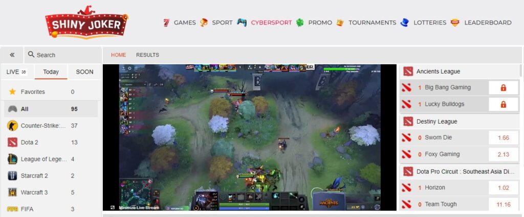 Shiny Joker Casino sport betting