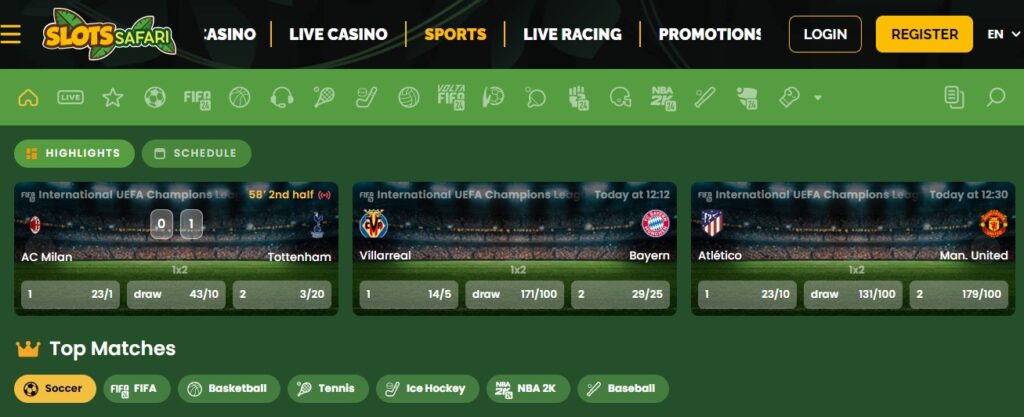Betting on Slots Safari Casino