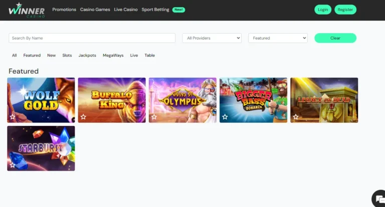 Featured by Winner Casino