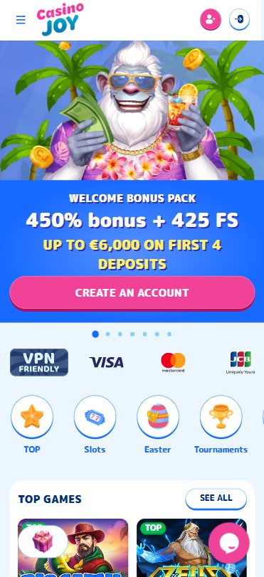 Casinojoy Mobile App